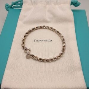 Authentic Vintage Tiffany & Co. Rope Chain Bracelet - Excellent Used Condition